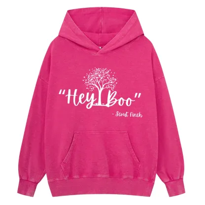 Pagewings To Kill a Mockingbird Unisex Washed Hoodie