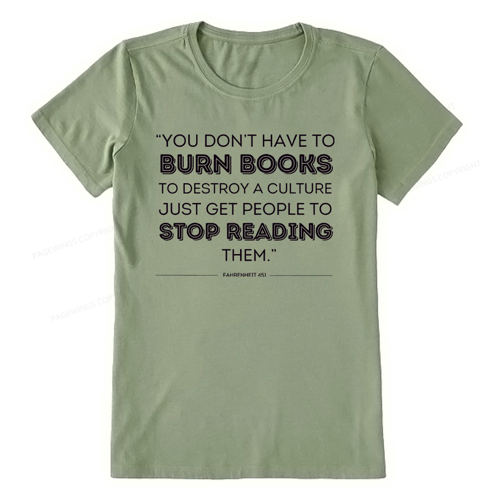 Pagewings Dystopian Book Shirt Classic Literature Gift Unisex Classic T-shirt
