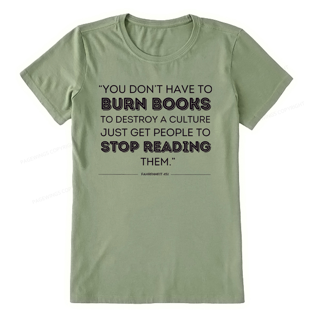 Pagewings Read Banned Books Shirt Unisex Classic T-shirt-Pagewings sale