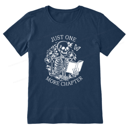 Pagewings One More Chapter Skeleton Unisex Tee Unisex Classic T-shirt