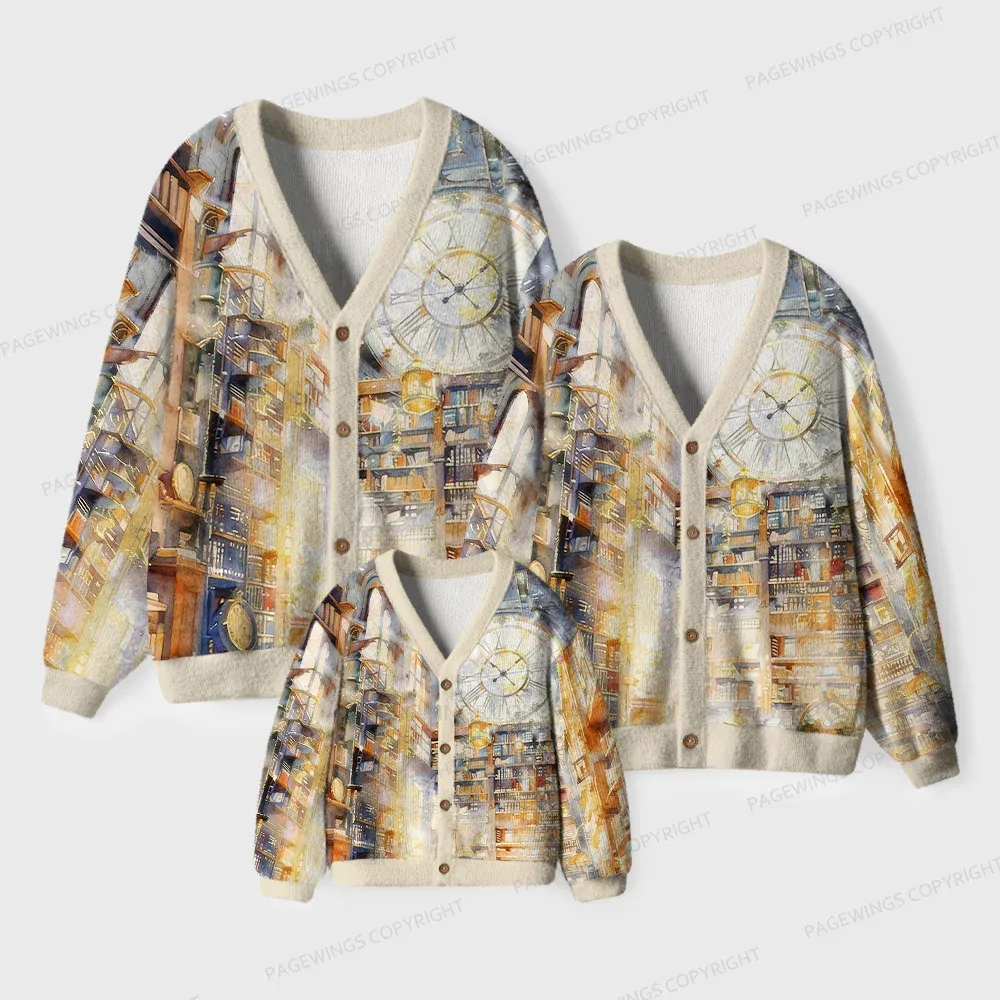 Pagewings Bookstore  Unisex Ugly Cardigan Sweaters
