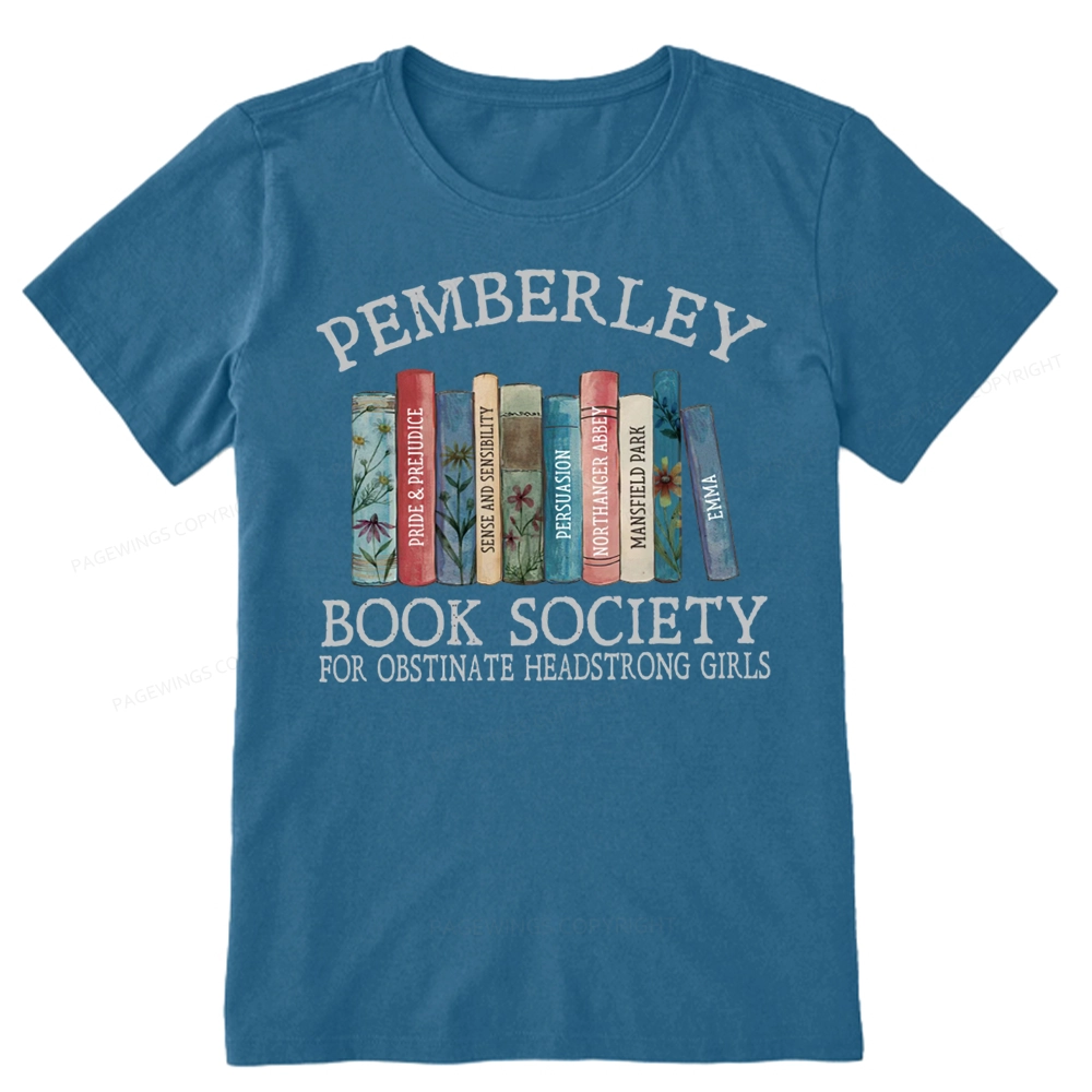 Pagewings Pemberley Book Society Unisex Classic T-shirt