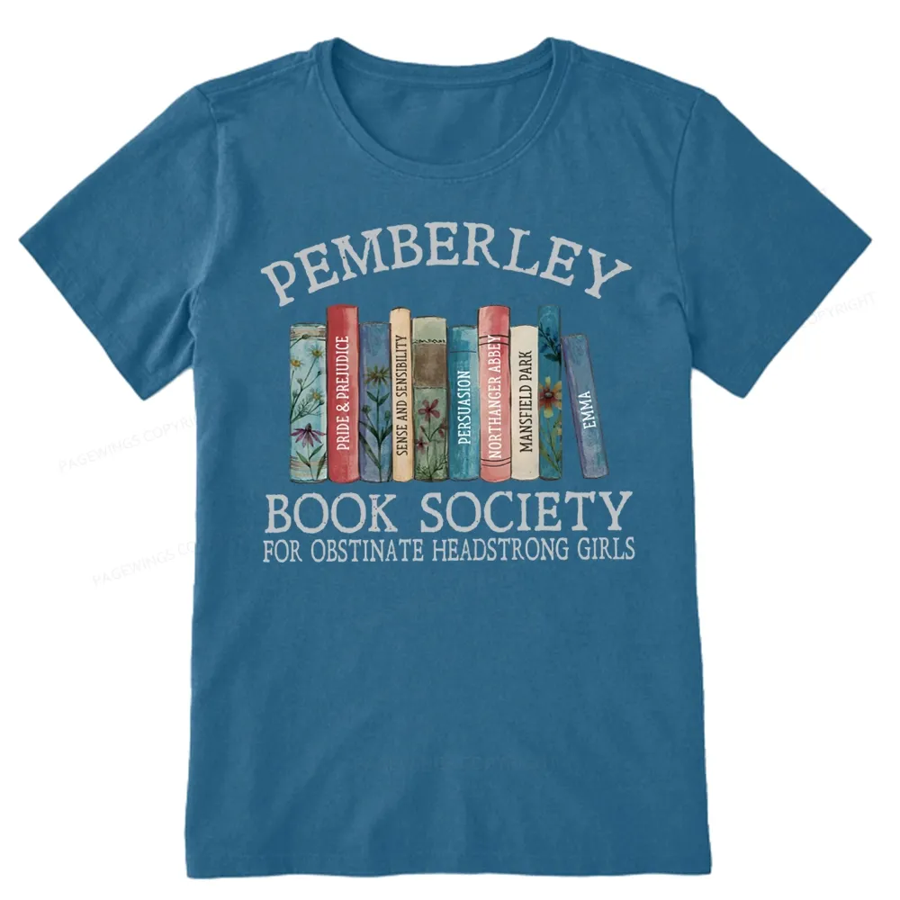 Pagewings Pemberley Book Society Unisex Classic T-shirt