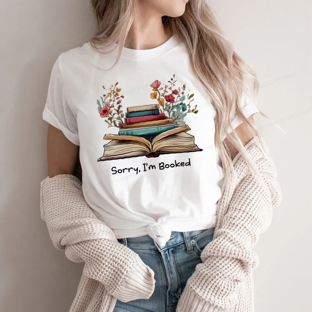 Pagewings Sorry I'm Booked Unisex Classic T-shirt