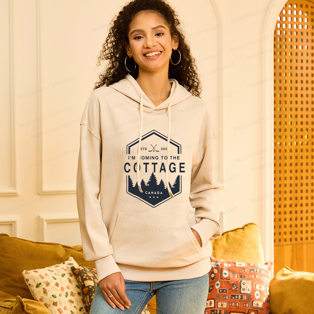 Pagewings Coming To The Cottage Unisex Classic Hoodie