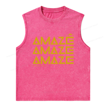 Pagewings Amaze Unisex Washed Tank Top