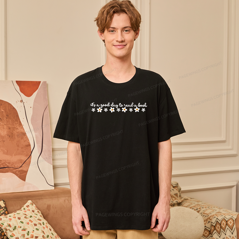 Pagewings Its A Good Day To Read A Book Bookish Unisex Classic T-shirt