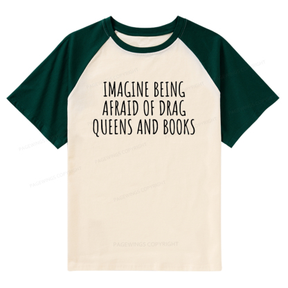 Pagewings Funny Liberal Shirt Raglan T-shirt