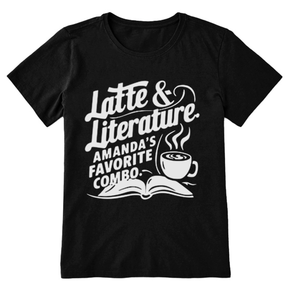Pagewings Latte & Literature Amanda's Favorite Combo Unisex Classic T-shirt