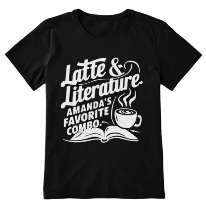 Pagewings Latte & Literature Amanda's Favorite Combo Unisex Classic T-shirt