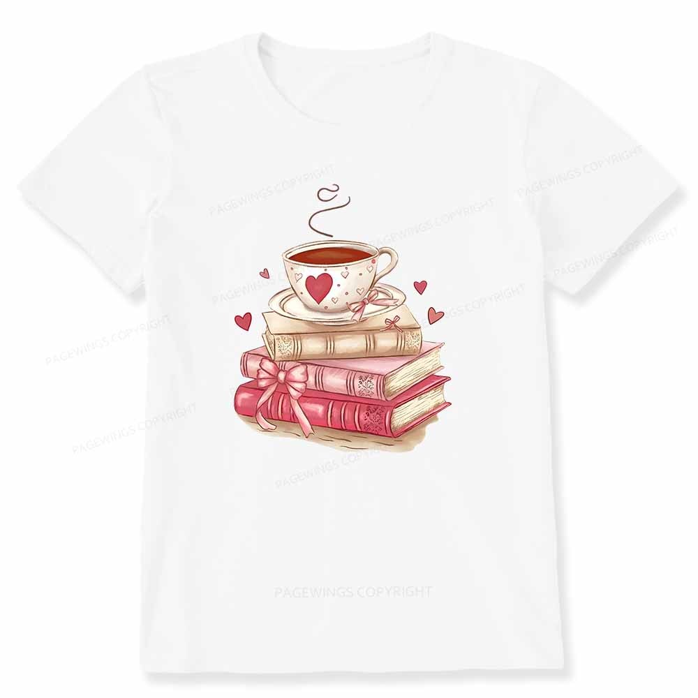 Pagewings Book Lover Valentine Sweatshirt Unisex Classic T-shirt