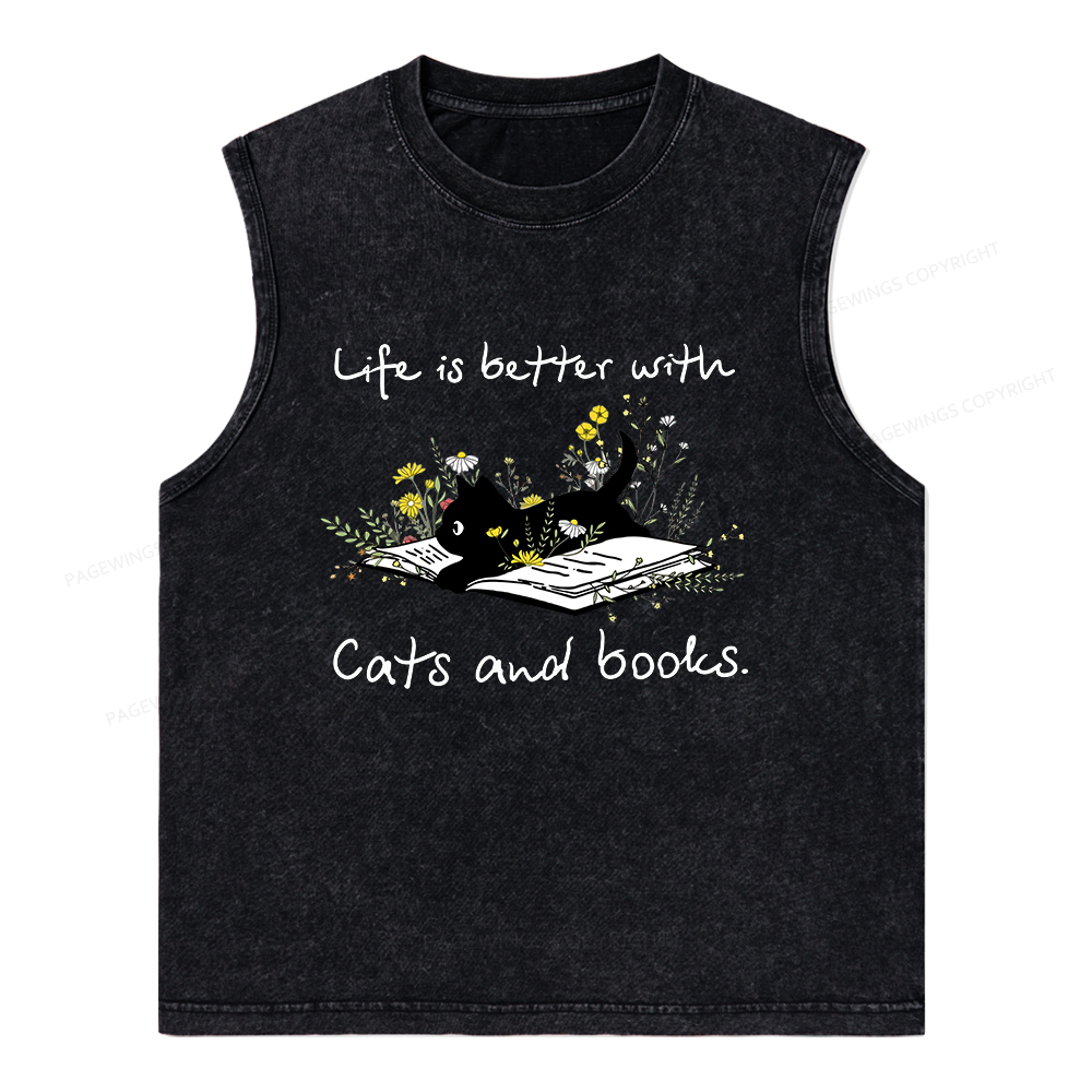[Copy]Pagewings Public Library Sweatshirt Unisex Washed Tank Top