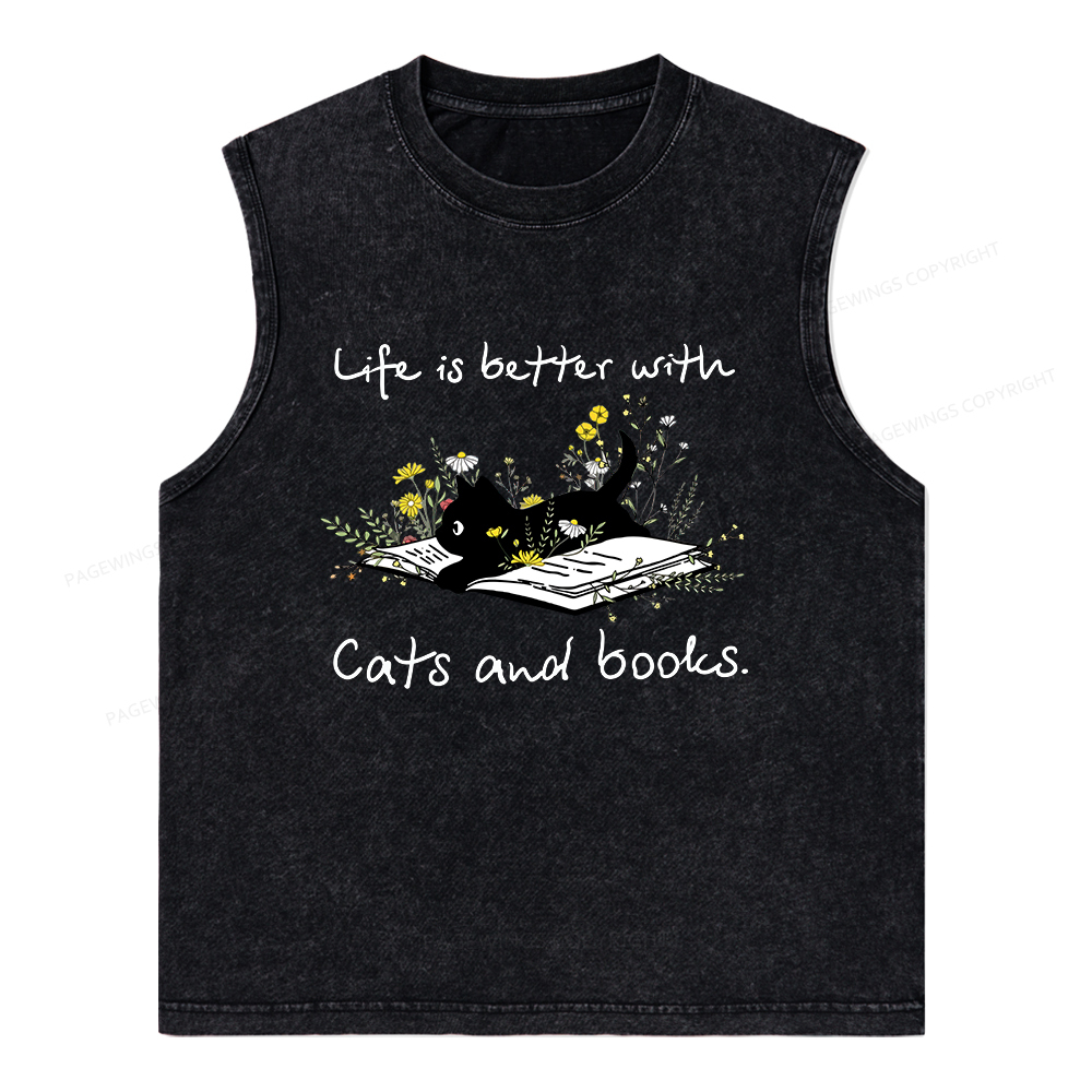 [Copy]Pagewings Public Library Sweatshirt Unisex Washed Tank Top