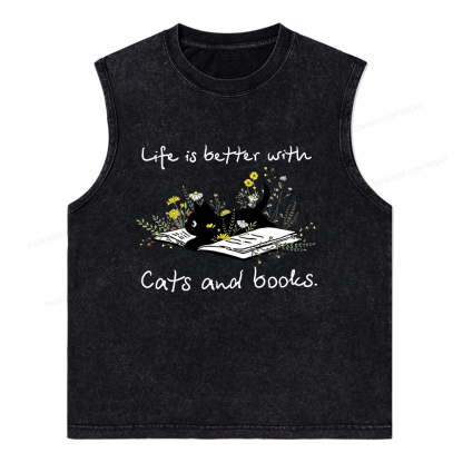 [Copy]Pagewings Public Library Sweatshirt Unisex Washed Tank Top