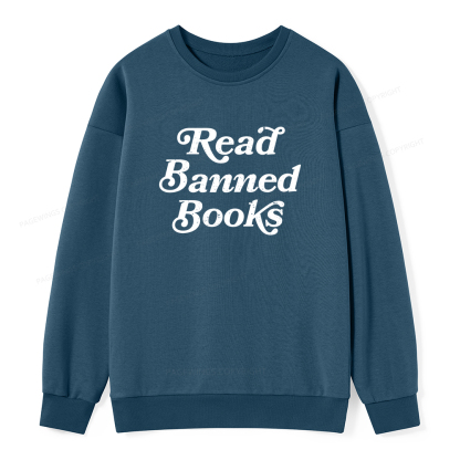 Pagewings Read Banned Books Unisex Classic Sweatshirt
