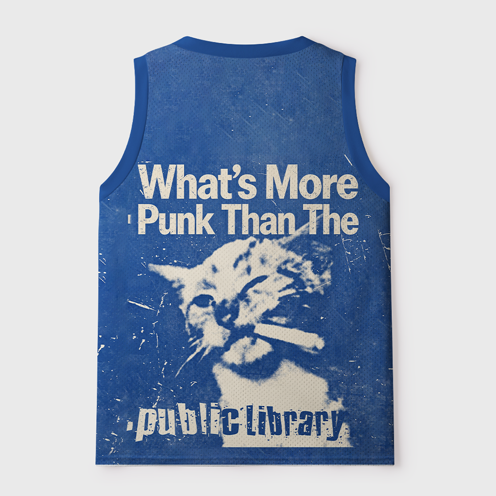Pagewings What's More Punk Than The Public Library Unisex Mesh Tank Top