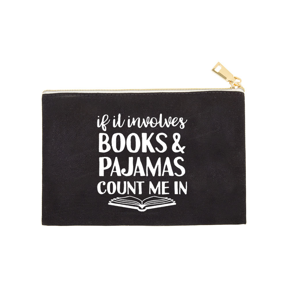 Pagewings Books And Pajamas  Pouch