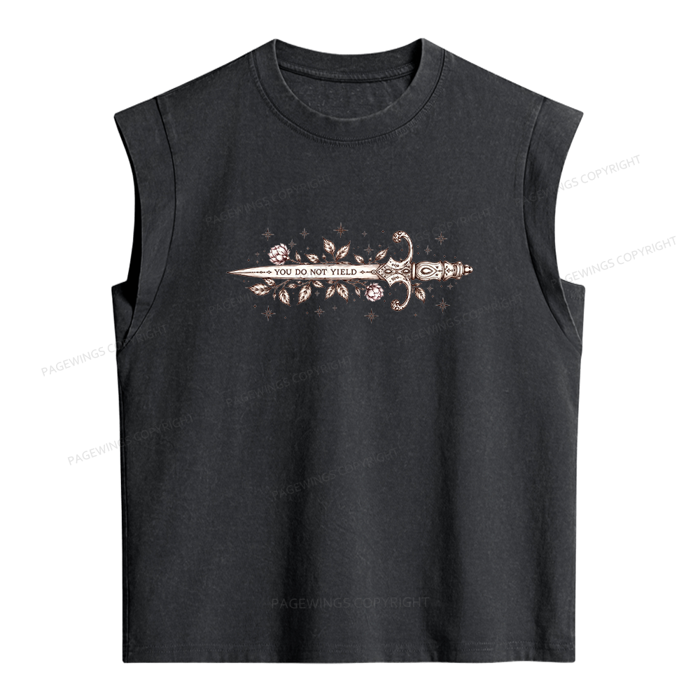 Pagewings Fantasy Book Women's Washed Tank Top
