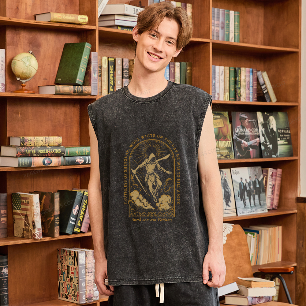 Pagewings Truthless of Shinovar Unisex Washed Tank Top
