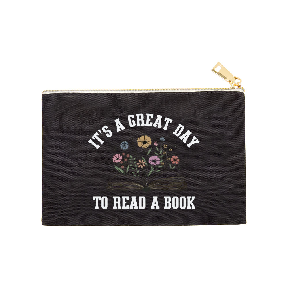 Pagewings It's Great Day to Read a Book Pouch