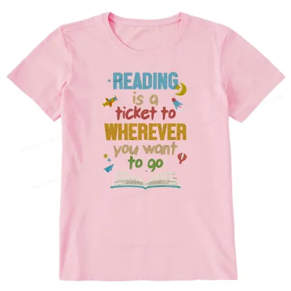 Pagewings Reading Is A Ticket Unisex Classic T-shirt