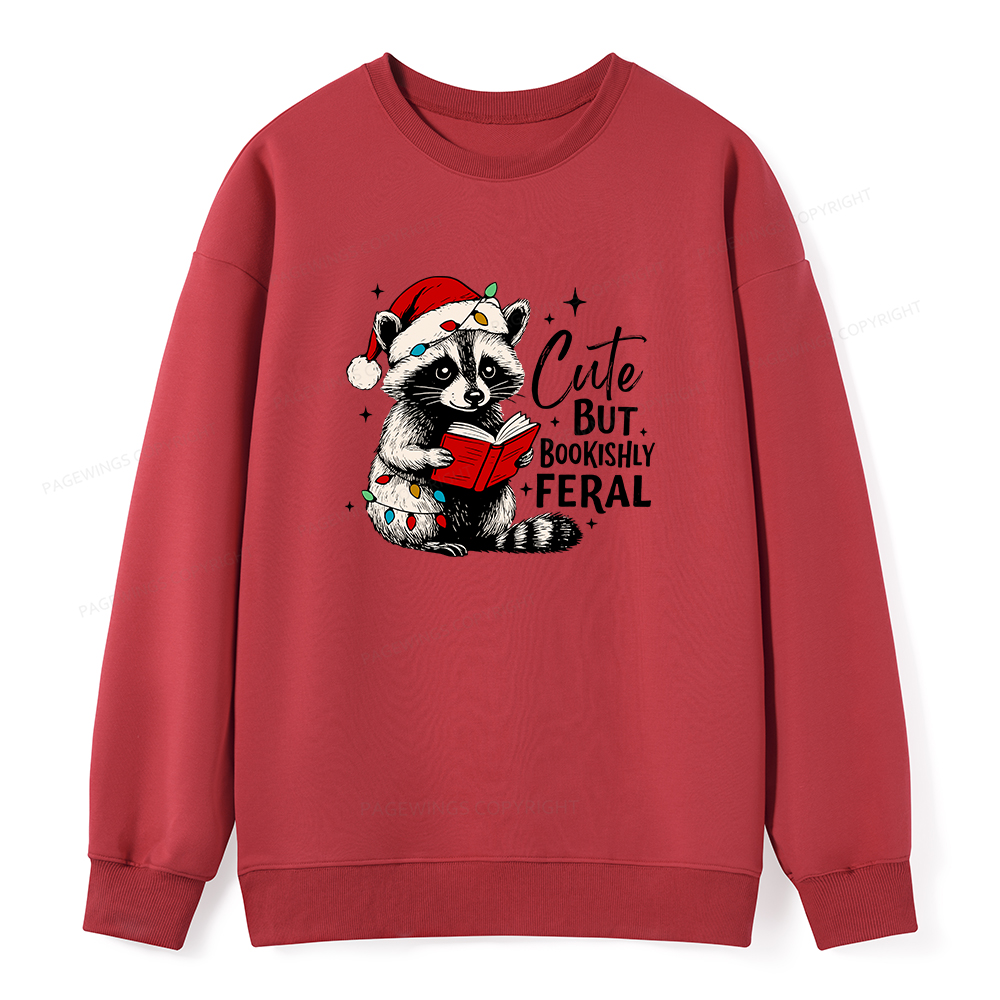 Pagewings Cute But Feral Unisex Classic Sweatshirt
