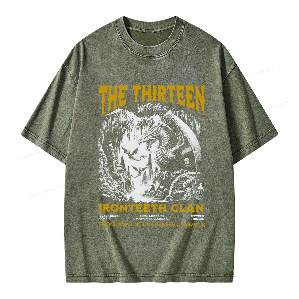 Pagewings The Thirteen Unisex Washed T-shirt
