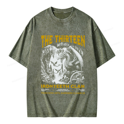 Pagewings The Thirteen Unisex Washed T-shirt
