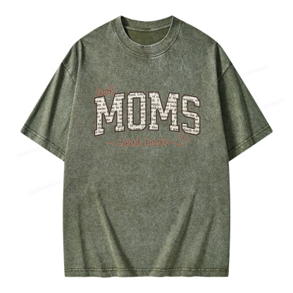 Pagewings Cool Moms Book Club Unisex Washed T-shirt