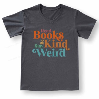 [Copy]Pagewings What's More Punk Than The Public Library V-neck T-shirt