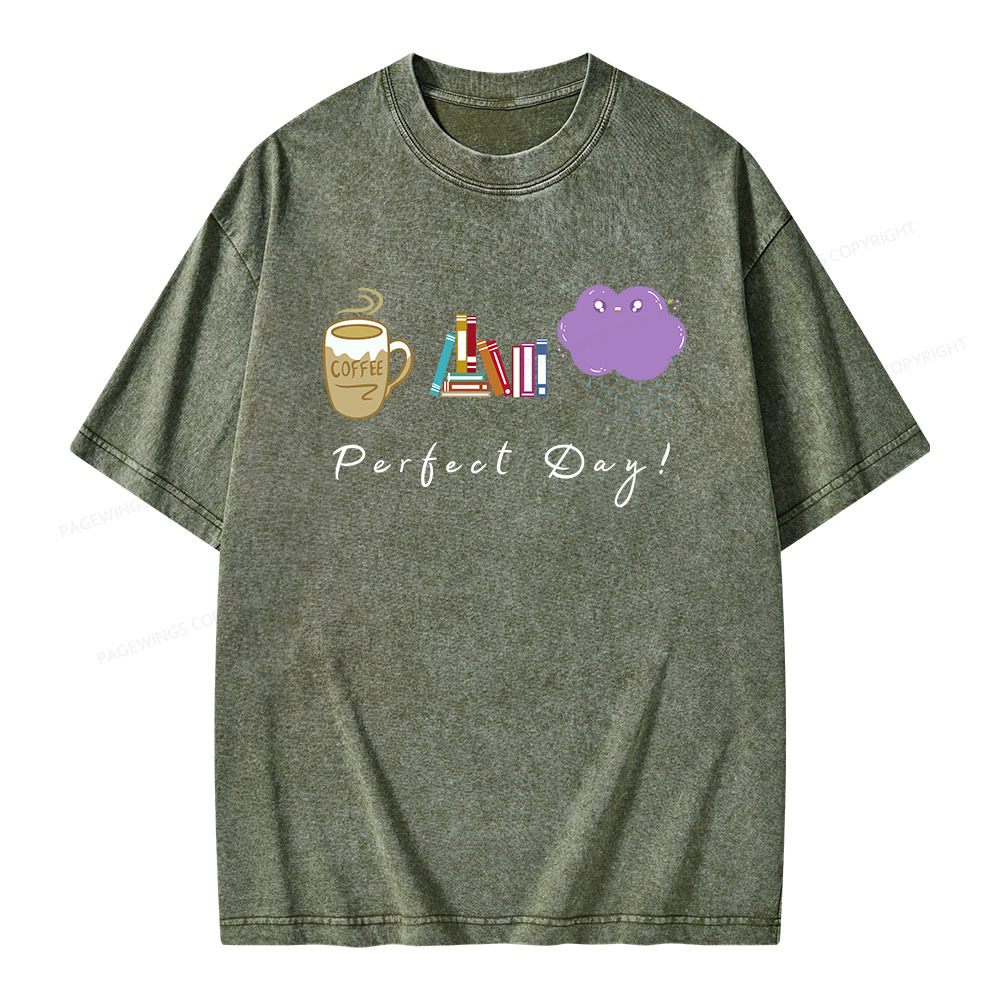 Pagewings Perfect Day Unisex Washed T-shirt