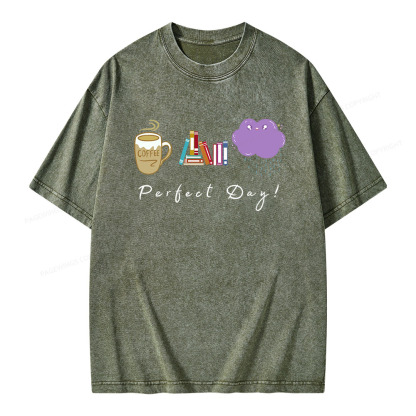 Pagewings Perfect Day Unisex Washed T-shirt