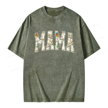 Pagewings About MAMA's Books Unisex Washed T-shirt
