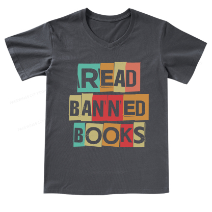 [Copy]Pagewings Support Your Local Library Adult V-neck T-shirt 
