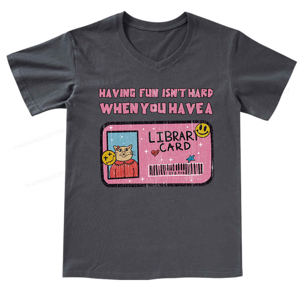 Pagewings Do You Even Read V-neck T-shirt