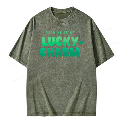 Pagewings Lucky Charm Shirt Unisex Washed T-shirt