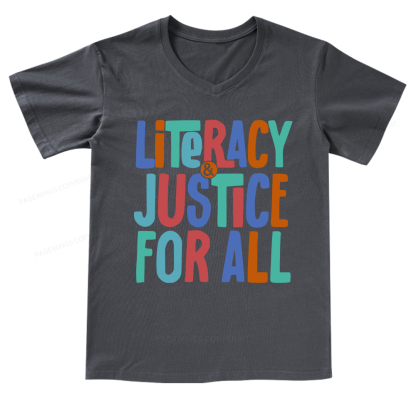 Pagewings Reading Shirt, Book Club Shirt V-neck T-shirt