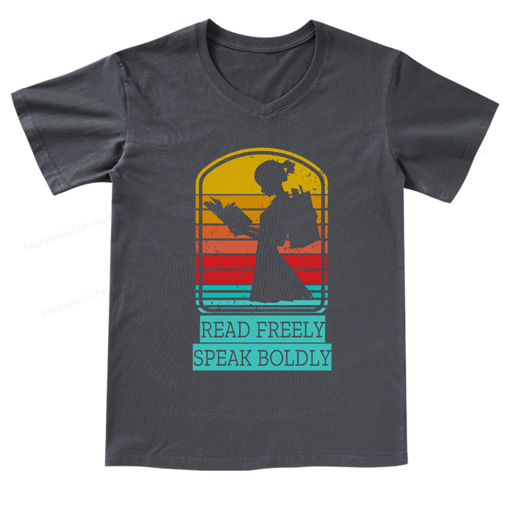 Pagewings Banned books T-Shirt V-neck T-shirt