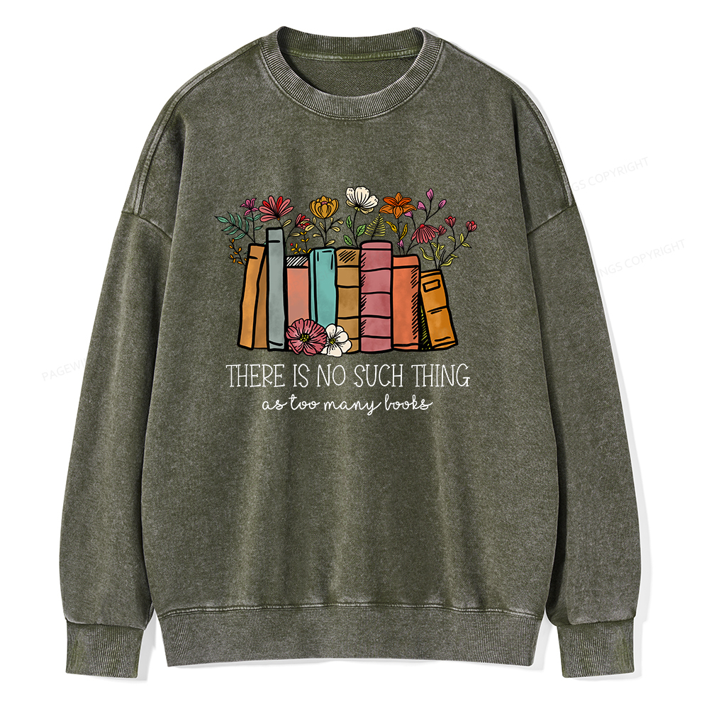Pagewings Such A Thing Unisex Washed Sweatshirt