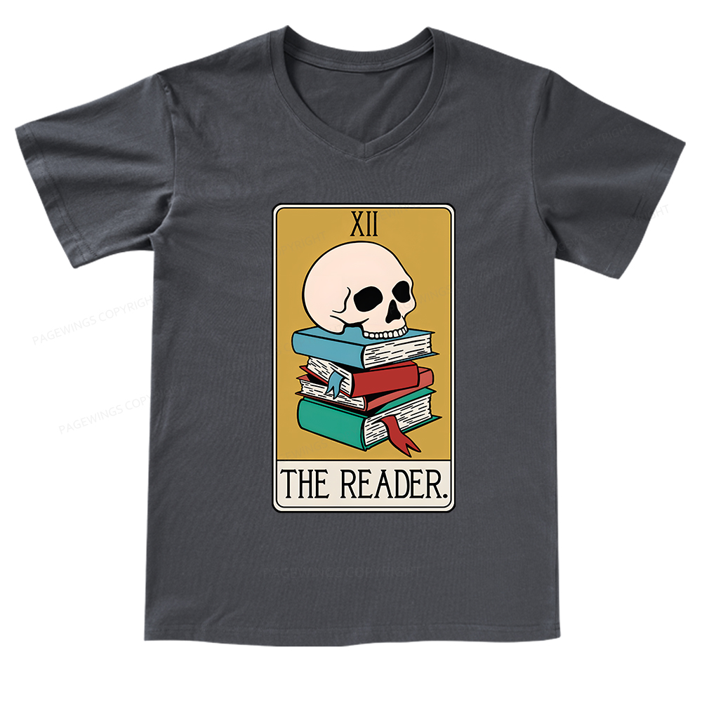 Pagewings Funny Tarot Shirt Tarot Card  V-neck T-shirt
