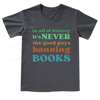 Pagewings Banned Books Shirt V-neck T-shirt