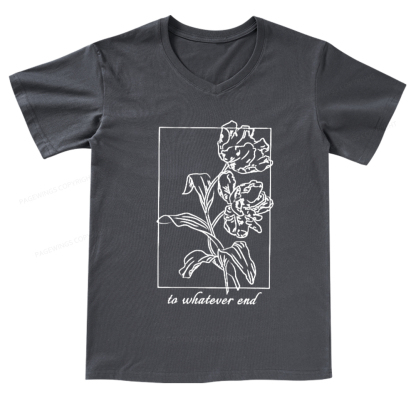 Pagewings To Whatever End t-shirt  V-neck T-shirt