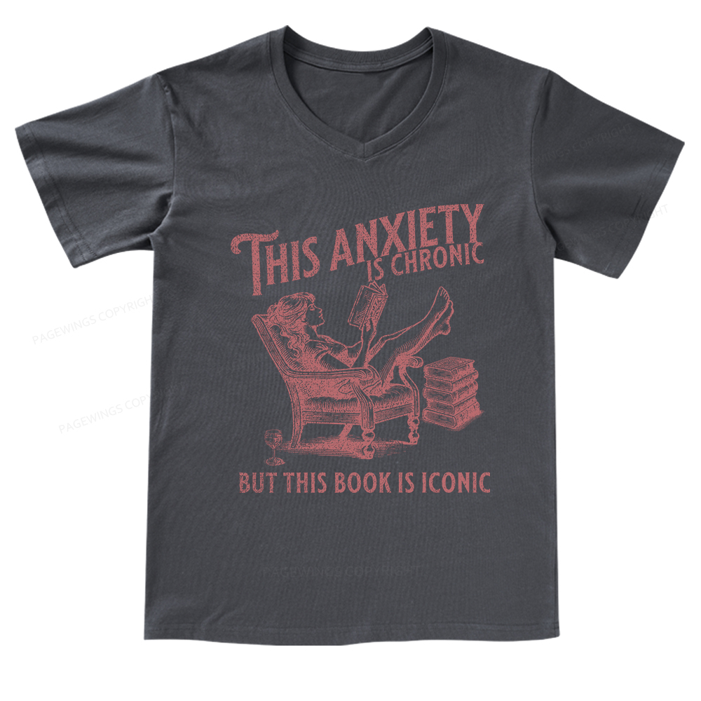 Pagewings Funny Bookish Shirt V-neck T-shirt
