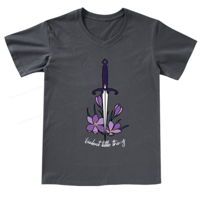 Pagewings ‘’Violent Little Thing" Fourth Wing MC Classic T-Shirt V-neck T-shirt