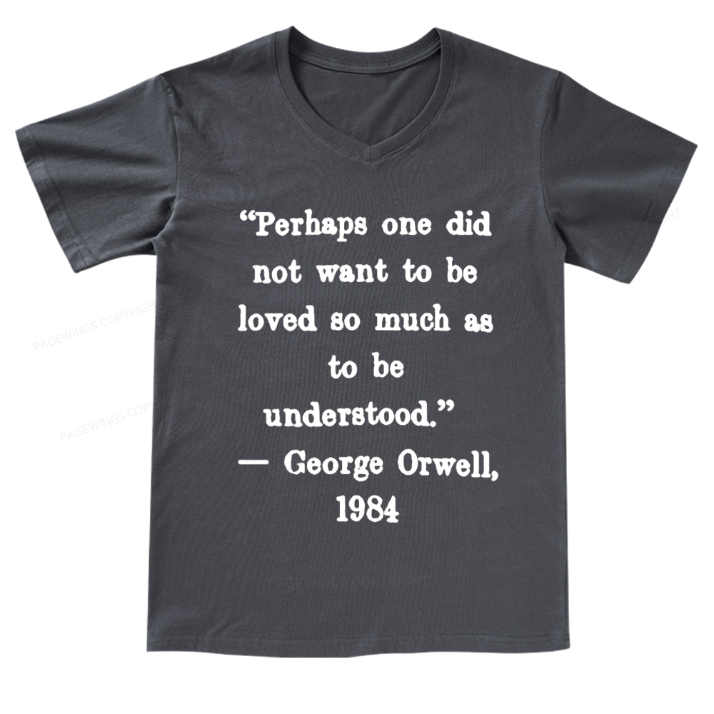 Pagewings Seek Understanding Not Just Love V-neck T-shirt