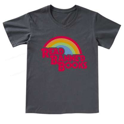 Pagewings Read Banned Books V-neck T-shirt