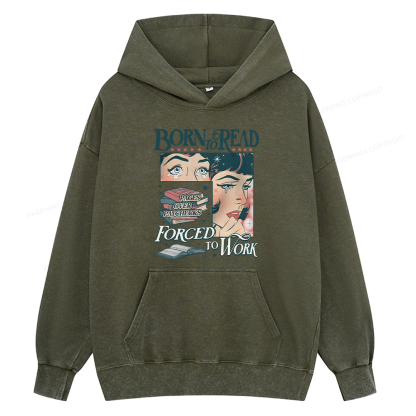 Pagewing Funny Liberal Shirt Unisex Washed Hoodie