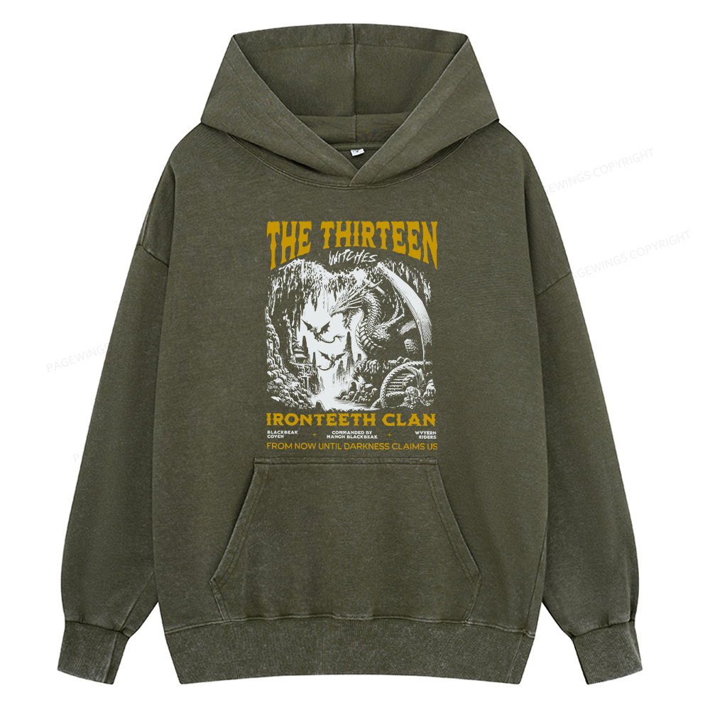 Pagewing Reading Rainbow Unisex Washed Hoodie