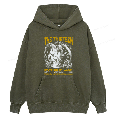 Pagewing Reading Rainbow Unisex Washed Hoodie