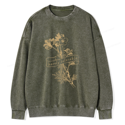 Pagewings Pride And Prejudice Jane Austen Unisex Washed Sweatshirt